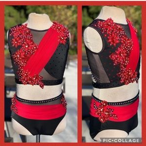Custom contemporary/lyrical dance costume.